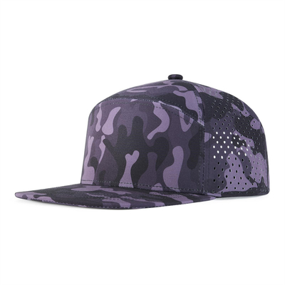 Sombrero Snapback personalizado Performance ajustable agujero de corte por láser Cap Snapback perforado