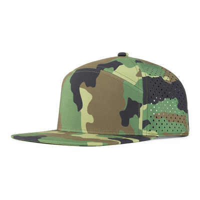 Sombrero Snapback personalizado Performance ajustable agujero de corte por láser Cap Snapback perforado