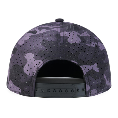 Sombrero Snapback personalizado Performance ajustable agujero de corte por láser Cap Snapback perforado