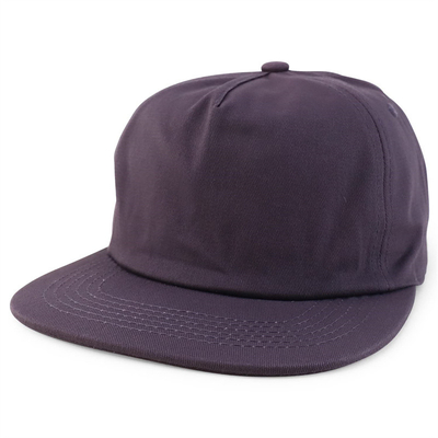 Sombrero Snapback Plano de 5 paneles ajustable sin estructura