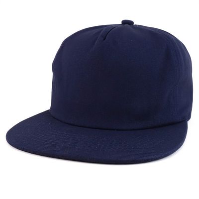 Sombrero Snapback Plano de 5 paneles ajustable sin estructura