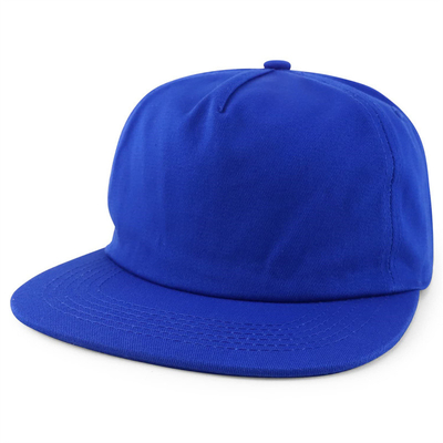 Sombrero Snapback Plano de 5 paneles ajustable sin estructura