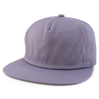 Sombrero Snapback Plano de 5 paneles ajustable sin estructura