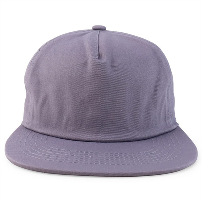 Sombrero Snapback Plano de 5 paneles ajustable sin estructura