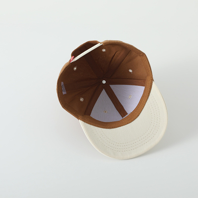 Niños de alta calidad de algodón de borde plano sombrero deportivo letra bordada niño exterior gorra Snapback