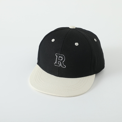Niños de alta calidad de algodón de borde plano sombrero deportivo letra bordada niño exterior gorra Snapback