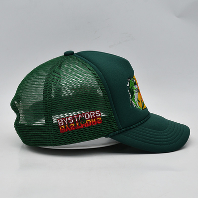 Embroidery personalizado 5 panel de espuma de la camioneta Caps de alta calidad de la cuerda de la camioneta Cap con logotipo
