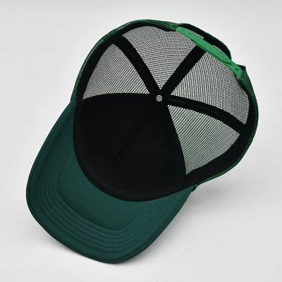 Embroidery personalizado 5 panel de espuma de la camioneta Caps de alta calidad de la cuerda de la camioneta Cap con logotipo