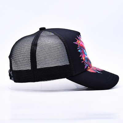 Logotipo personalizado 5 Panel Trucker Cap mayorista ajustable Snapback Trucker sombrero proveedor