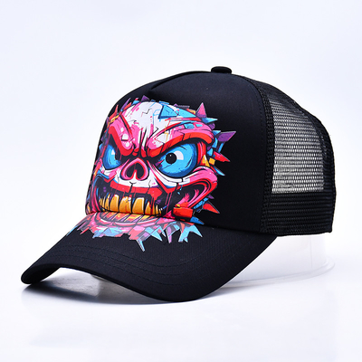 Logotipo personalizado 5 Panel Trucker Cap mayorista ajustable Snapback Trucker sombrero proveedor