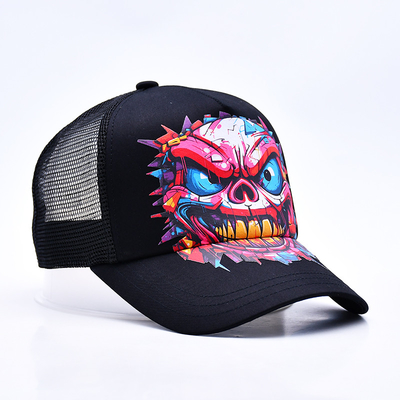 Logotipo personalizado 5 Panel Trucker Cap mayorista ajustable Snapback Trucker sombrero proveedor