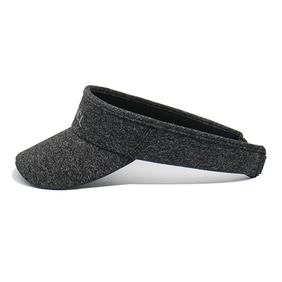 Sombrero de visera deportiva de color gris ajustable