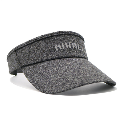 Sombrero de visera deportiva de color gris ajustable