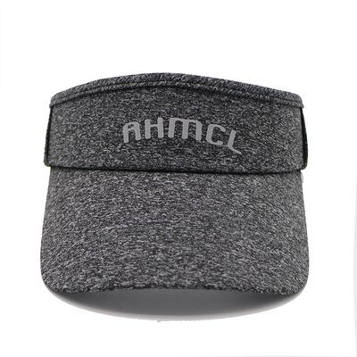 Sombrero de visera deportiva de color gris ajustable