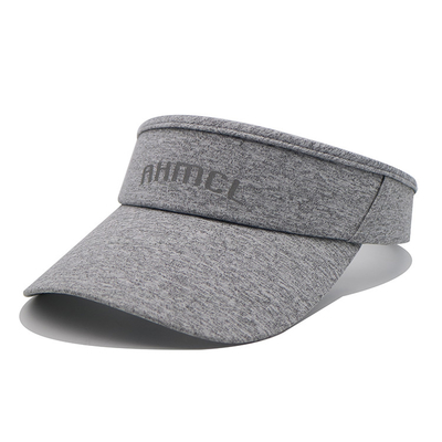 Deportivo de verano visor solar seco gorras de impresión personalizada visor ajustable sombrero