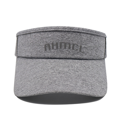 Deportivo de verano visor solar seco gorras de impresión personalizada visor ajustable sombrero