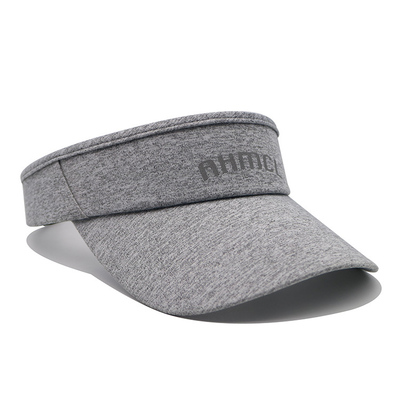 Deportivo de verano visor solar seco gorras de impresión personalizada visor ajustable sombrero