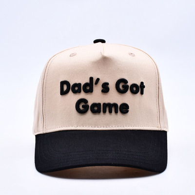 Gorras deportivas originales de béisbol con logotipo 3D bordado de alta calidad y personalizables, 5 paneles