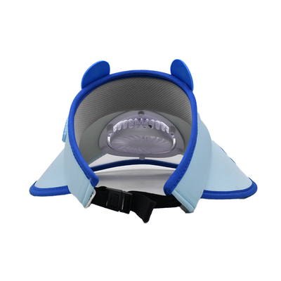Mayorista Coreano Lindo Oso Pequeño Sombrero de ventilador solar para niños Custom Outdoor Chicos Chicas Sombrero de dibujos animados Largo borde visor de sol Sombrero de gorra