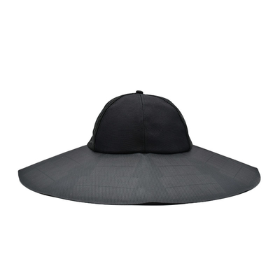 Nueva gorra solar para exteriores, personalizada, resistente a los rayos UV, portátil, recargable, para acampar, viajar, pescar y montañismo, sombrero de sol tipo cubo