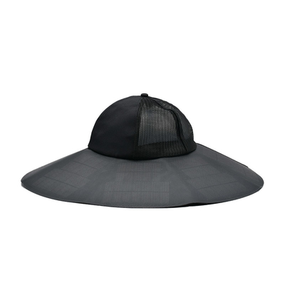 Nueva gorra solar para exteriores, personalizada, resistente a los rayos UV, portátil, recargable, para acampar, viajar, pescar y montañismo, sombrero de sol tipo cubo