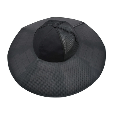 Nueva gorra solar para exteriores, personalizada, resistente a los rayos UV, portátil, recargable, para acampar, viajar, pescar y montañismo, sombrero de sol tipo cubo