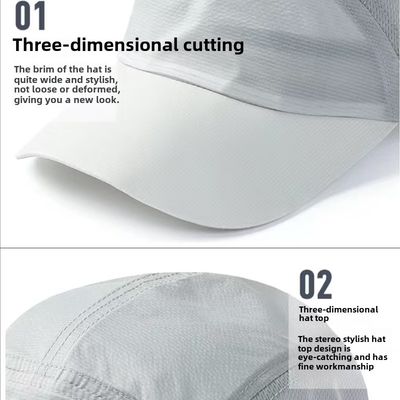 Gorra deportiva ajustable sin estructura personalizada, gorra ligera para correr para hombres y mujeres