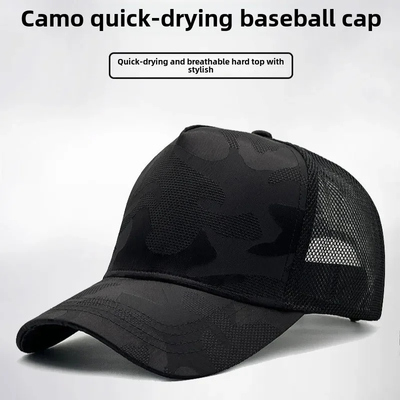 Sombrero de béisbol simple de gran tamaño para hombres Mujeres Diseño personalizado Sombrero de malla de camión para cabeza grande grande Moderno para escena casual deportiva