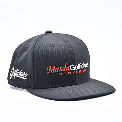 Gorra Snapback Deportiva Hip Hop con Visera Plana y Logotipo de Bordado Personalizado para Hombre