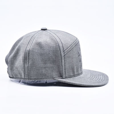 Gorra Snapback Personalizada de 7 Paneles Bordada Estructurada Gorras de ala plana Snap Back Hat