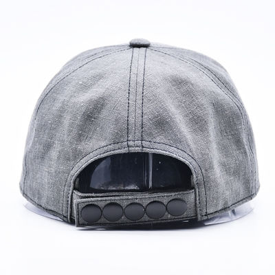 Gorra Snapback Personalizada de 7 Paneles Bordada Estructurada Gorras de ala plana Snap Back Hat