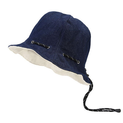 Sombreros de pescador de venta caliente, mayorista, ropa de primavera y verano, con bolsas de algodón, unisex, para adultos, sombreros de balde reversibles.