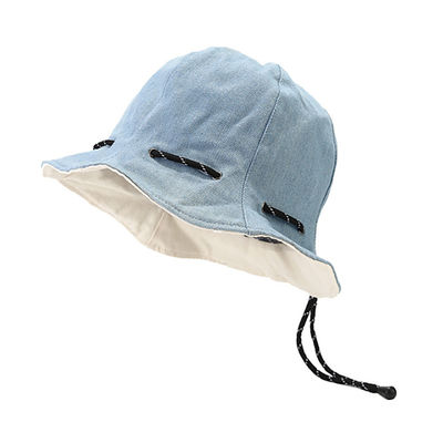 Sombreros de pescador de venta caliente, mayorista, ropa de primavera y verano, con bolsas de algodón, unisex, para adultos, sombreros de balde reversibles.