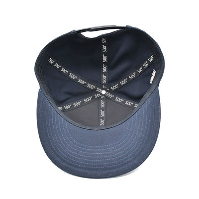 Casquillo coreano plano 100% de Hip Hop del sombrero de béisbol del borde de Fashional del algodón del ODM