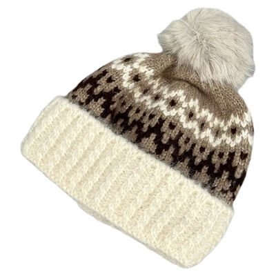 Capa de calavera Pom Pom Beanie Invierno calentamiento de estiramiento Fit para hombres Mujeres Unisex Deportes Actividades al aire libre Beanies de logotipo personalizado