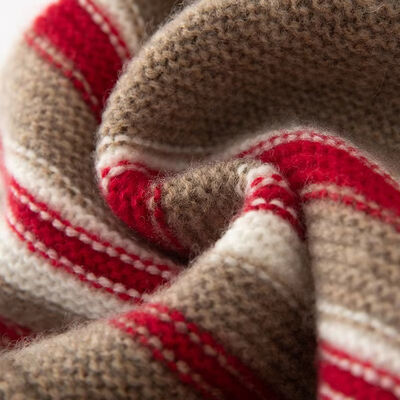 Topón de cachemira de alta calidad con costillas de venta al por mayor de gorros de invierno