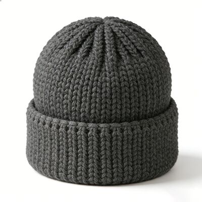 Logotipo personalizado Sombrero unisex de punto con acrílico de alta calidad para calor y estilo en invierno