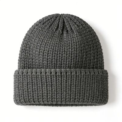 Logotipo personalizado Sombrero unisex de punto con acrílico de alta calidad para calor y estilo en invierno