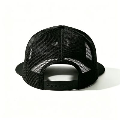 Impresión en pantalla Logotipo 5 Panel Trucker Cap Unisex Confortable Fit Ideal para todas las estaciones Adjustable Capa ligera