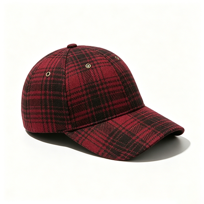 Capuchón de béisbol personalizado de seis paneles de aproximadamente 100 gramos Material respirable proporciona ventilación y absorción de sudor