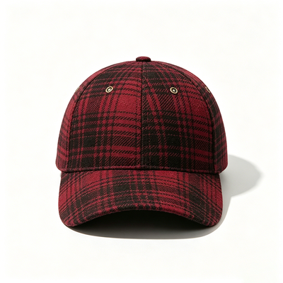 Capuchón de béisbol personalizado de seis paneles de aproximadamente 100 gramos Material respirable proporciona ventilación y absorción de sudor