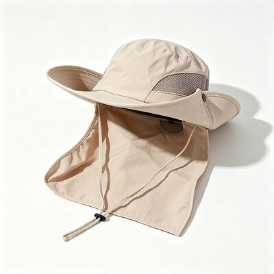 Gorro de pescador duradero con tejido 100 % poliéster reciclado y forro 100 % poliéster, ideal para exteriores