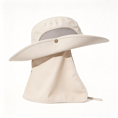 Gorro de pescador duradero con tejido 100 % poliéster reciclado y forro 100 % poliéster, ideal para exteriores