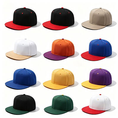 Sombreros de algodón de borde plano con logotipo personalizado con tela duradera Ideal para eventos deportivos de moda urbana y casuales