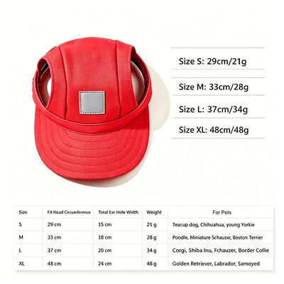 Sombrero para mascotas lavado con la mano Recomendado 50 gramos Ligero Cómodo Duradero Estilo Capa protectora Ideal para mascotas