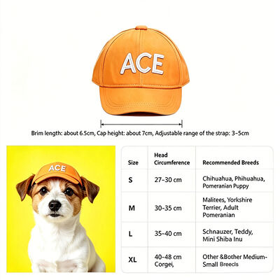 Materiales no tóxicos y respetuosos con el medio ambiente Sombrero de perro elegante 50 gramos ligero duradero cómodo para actividades al aire libre para mascotas