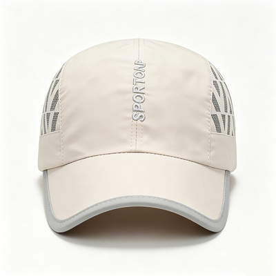 Sombrero deportivo de una talla que se ajusta a todos, ligero, transpirable, cómodo y ajustable para entrenamiento en exteriores