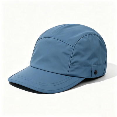 Sombrero de campamento personalizado Eyelets 5 Panel con sudor de malla deportiva y malla transpirable para actividades al aire libre