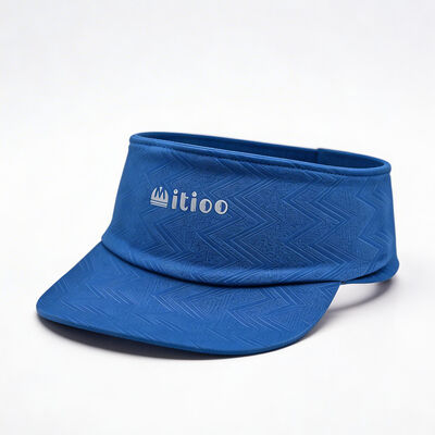 Visera con logotipo serigrafiado que proporciona excelente protección solar y uso cómodo, perfecta para eventos corporativos al aire libre