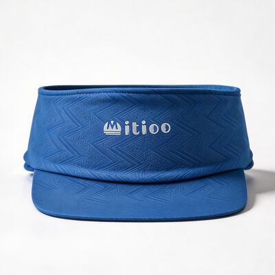 Visera con logotipo serigrafiado que proporciona excelente protección solar y uso cómodo, perfecta para eventos corporativos al aire libre